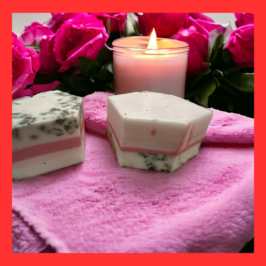 Romantic Rose Homemade Soap